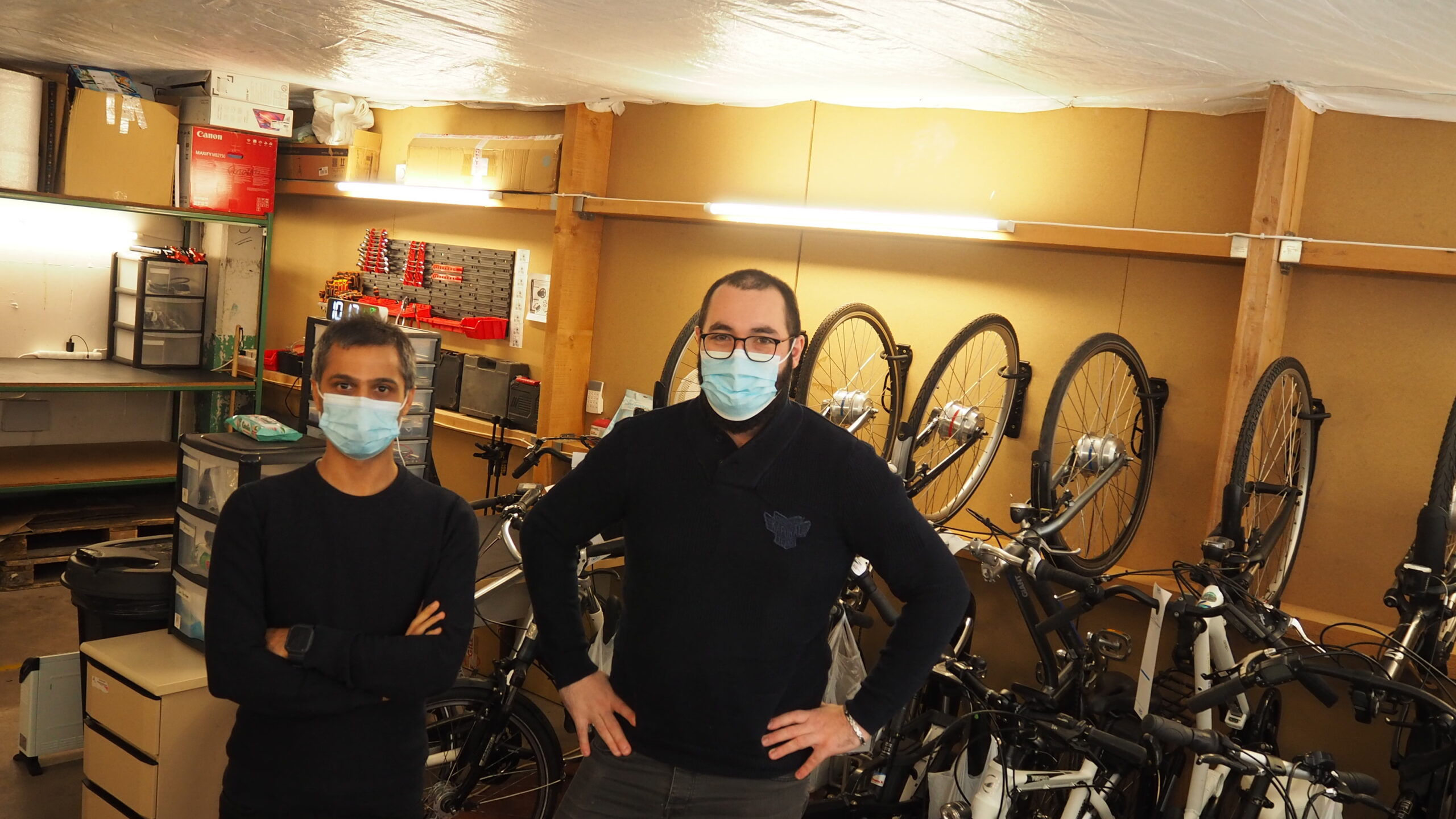 Vaulx-en-Velin : RECOCYCLE ou le renouveau des vélos électriques en sommeil au fond des garages.
